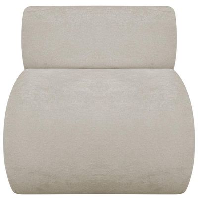Kit 2 Poltronas Decorativas Orgânica Recepção Sala Virgínia Linho Adj Decor Bege