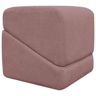 Kit 2 Puff Decorativo Para Sala Sense Persa Azaleia Bouclé