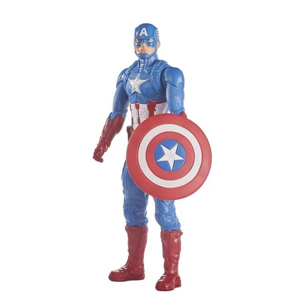 Figura Articulada - Titan Heroes - Disney - Marvel - Avengers - Capitão América - Hasbro E7877