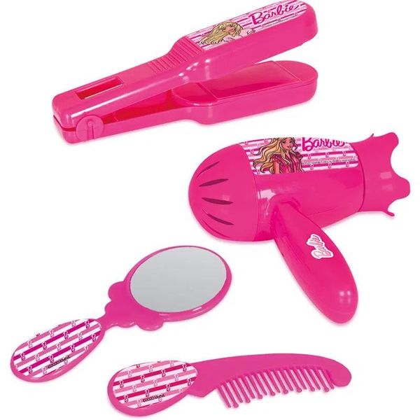 Kit Hair - Barbie - Acessórios de Beleza COT2231 Kit Hair - Barbie - Acessórios de Beleza COT2231