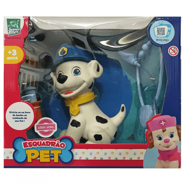 Boneco Esquadrão Pet Dodói Menino Super Toys