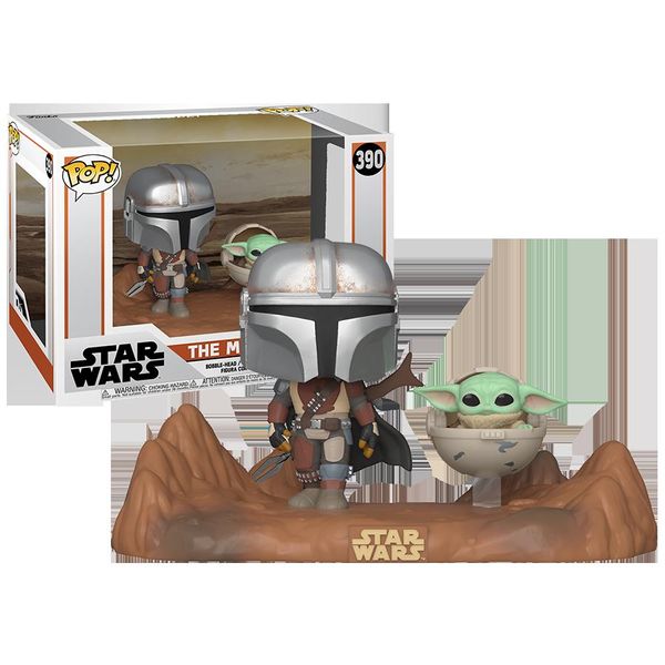 Funko POP! Star Wars - O Mandaloriano & Bebê Yoda - 390 Funko Pop! Funko POP! Star Wars - O Mandaloriano & Bebê Yoda - 390 Funko Pop!