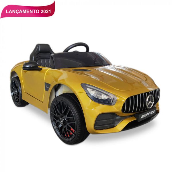 Carro Elétrico Mercedes Benz Amarela 12 Volts Xalingo
