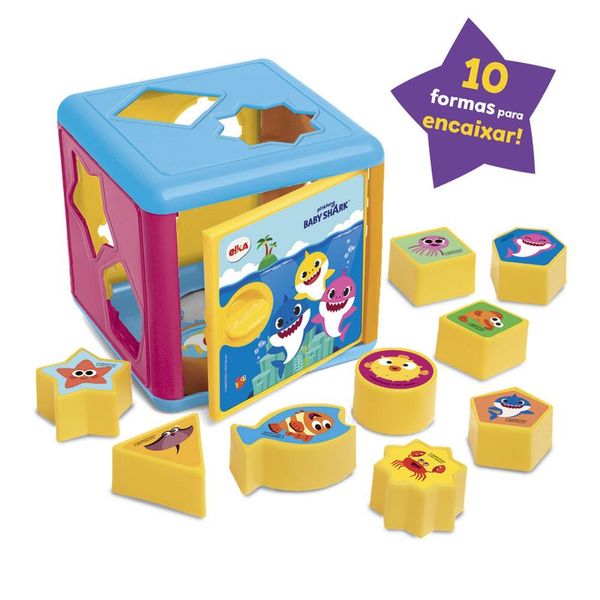 Cubo de Encaixes Baby Shark Elka Cubo de Encaixes Baby Shark Elka
