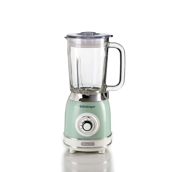LIQUIDIFICADOR ARIETE VINTAGE COPO DE VIDRO 1,5L 1000W VERDE 127V 00C05830EARBR LIQUIDIFICADOR ARIETE VINTAGE COPO DE VIDRO 1,5L 1000W VERDE 127V 00C05830EARBR