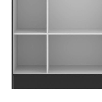 Guarda-Roupa Solteiro Berlim 2 PT Preto