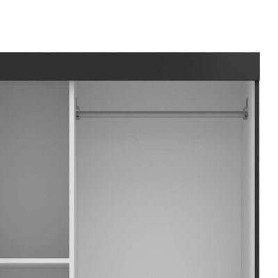 Guarda-Roupa Solteiro Berlim 2 PT Preto