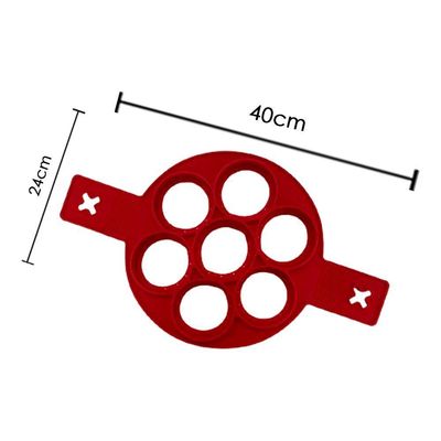 Forma Molde Para Panquecas E Omelete Wincy - Vermelho