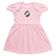 Vestido Infantil Vasco Rosa Torcida Baby Tam 6 / Rosa