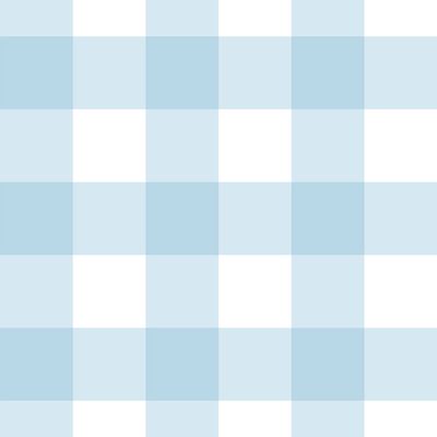 Papel de Parede Doce Estilo Xadrez Azul 81826