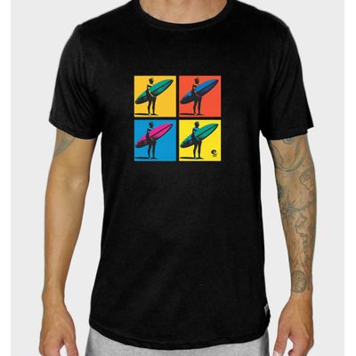 Kit 3 Camisetas Masculinas Surf WSS Brasil GG / Preto