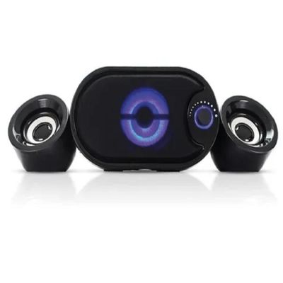 Caixa de Som Subwoofer 2.1 USB/SD/Bluetooth 11W p/ PC KP-6018BH