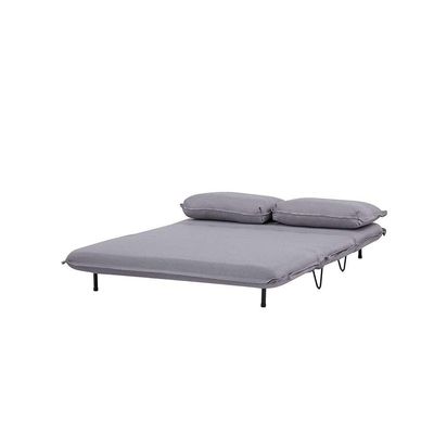 Sofá-Cama 2 Lugares Casal Bergamo Cinza Claro