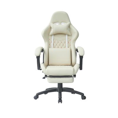 Cadeira Gamer Creed Creme e Laranja