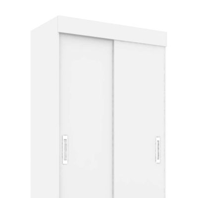 Guarda-Roupa Solteiro Berlim 2PT Branco