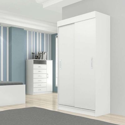 Guarda-Roupa Solteiro Berlim 2PT Branco