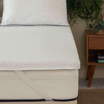 Pillow Top Viúva Guldi Soft com Espuma D30 com Alça (5x128x188) Branco