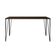 Mesa Elen Tampo Retangular 150x90cm De Madeira Amêndoa Marrom