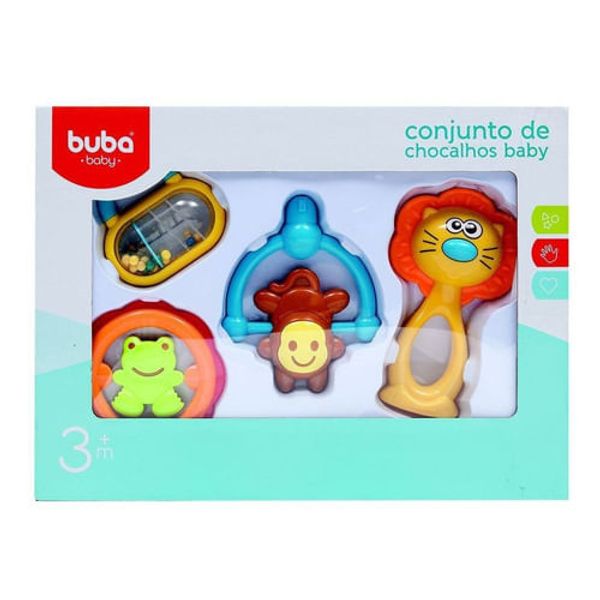 Conjunto de Chocalhos Sortidos - Macaco Buba Conjunto de Chocalhos Sortidos - Macaco Buba