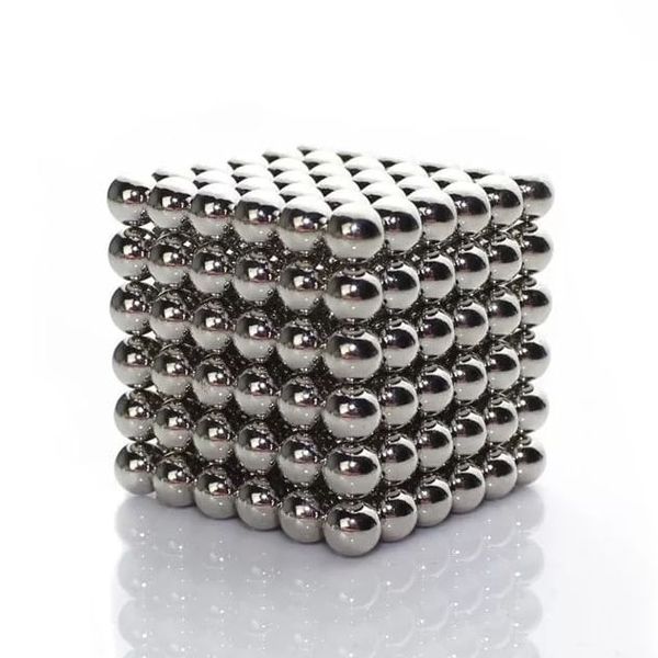 Cubo Magico Neocube Prata Magnético Demolidor Cubo Magico Neocube Prata Magnético Demolidor