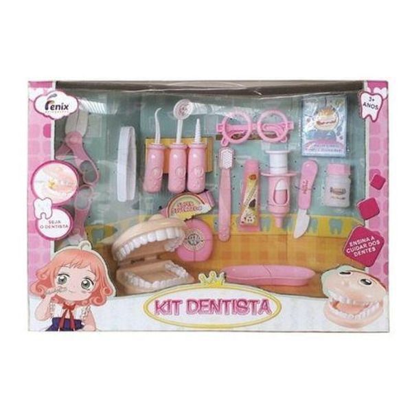 Kit Dentista Rosa Fenix