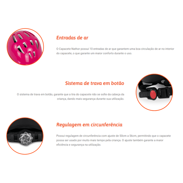 Capacete Infantil Show da Luna Nathor Capacete Infantil Show da Luna Nathor