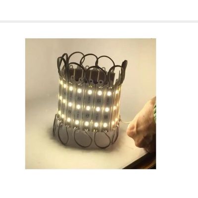 Modulo Led Injetado Fita Led 12V 0,75W 3 Leds Branco Quente