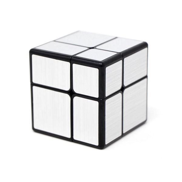 Cubo Mágico Mirror Blocks 2x2 Prata Demolidor Cubo Mágico Mirror Blocks 2x2 Prata Demolidor