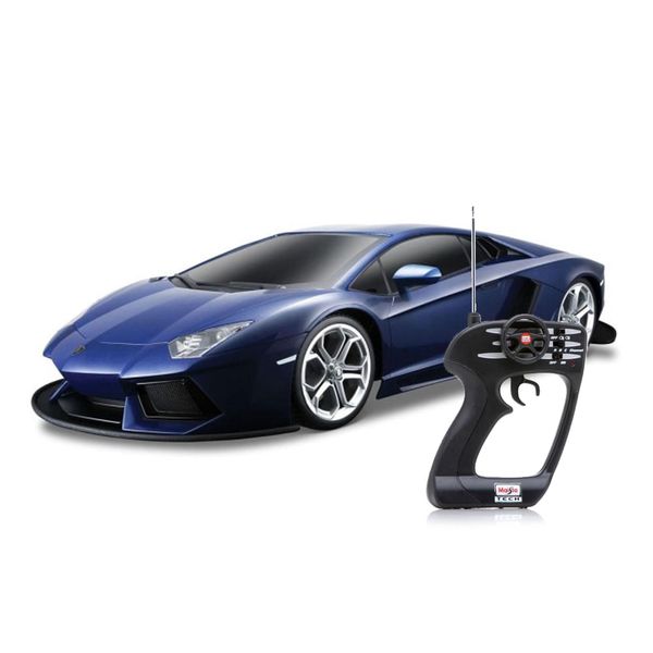 Carro de Controle Remoto Lamborghini Aventador Lp 1:10 Street Series Tech R/C - Azul Maisto Carro de Controle Remoto Lamborghini Aventador Lp 1:10 Street Series Tech R/C - Azul Maisto