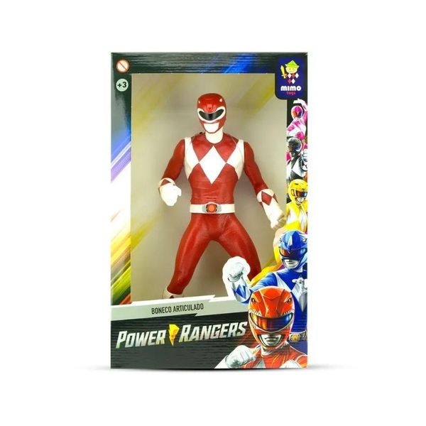 Boneco Power Ranger Vermelho Mimo