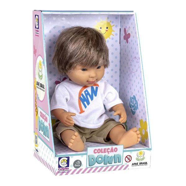 Boneco Coleção Down Menino Cotiplas Boneco Coleção Down Menino Cotiplas