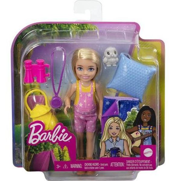 Barbie - Chelsea Boneca e Acessórios Dia do Acampamento Barbie