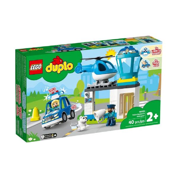 Lego Duplo Delegacia de Polícia e Helicóptero 10959 Lego