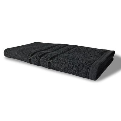 Toalha De Banho Grande Verona 230g-m² 100% Algodão 70x125cm Preto