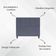 Cabeceira Decorativa Classic Para Cama De Casal 140 Cm Suede Cinza Suede