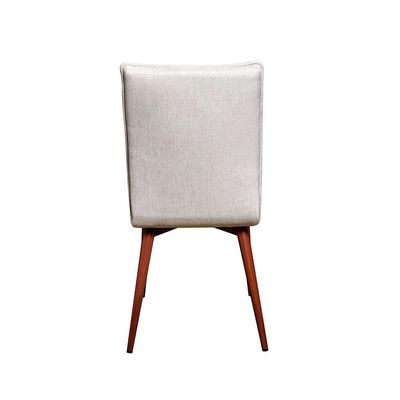 Conjunto com 2 Cadeiras Chambly Bege e Cedro
