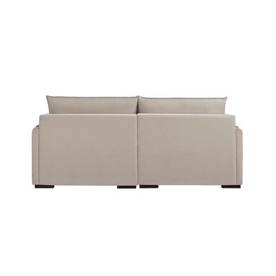Sofá 2 Lugares Retrátil Urban Linho Bege e Caramelo 160 cm
