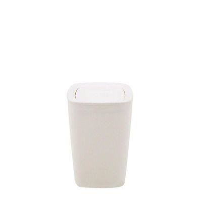 Lixeira Tramontina Compact Branco Tampa Basculante 6,5 L Tramontina