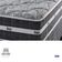 Cama Box Cinza E Colchão Black Graphite Molas Ensacadas Casal Anjos