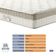 Cama Box Branco E Colchão King Best Bege Molas Ensacadas Casal Anjos
