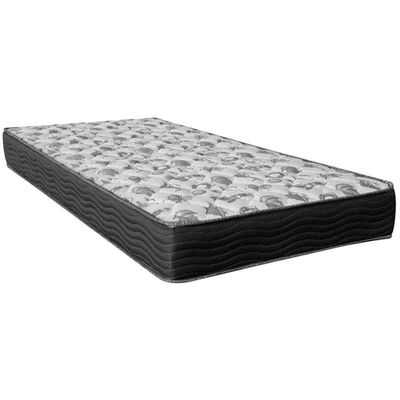 Cama Box Baú Branco E Colchão Iso100 Espuma D33 Solteiro Ortobom