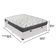 Cama Box Baú Branco E Colchão Iso100 Espuma D33 Casal Ortobom