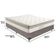 Cama Box Cinza E Colchão King Best Bege Molas Ensacadas Casal Anjos