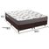 Cama Box Marrom E Colchão Light Espuma D33 Queen Ortobom
