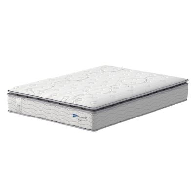 Cama Box Baú Branco E Colchão Amsterdã Molas Ensacadas Queen Probel