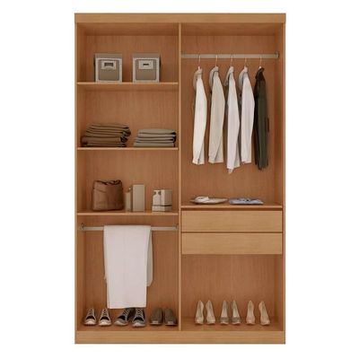 Guarda-Roupa Solteiro Xangai 4 PT 2 GV Imbuia