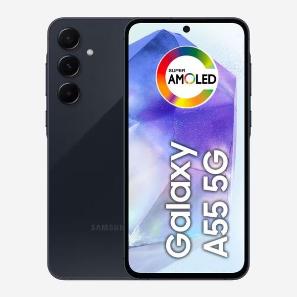 Smartphone Samsung Galaxy A55 5G 128GB 8GB RAM Câmera Tripla Traseira de até 50MP Selfie de 32MP Tela Super AMOLED 6.6 Azul Escuro