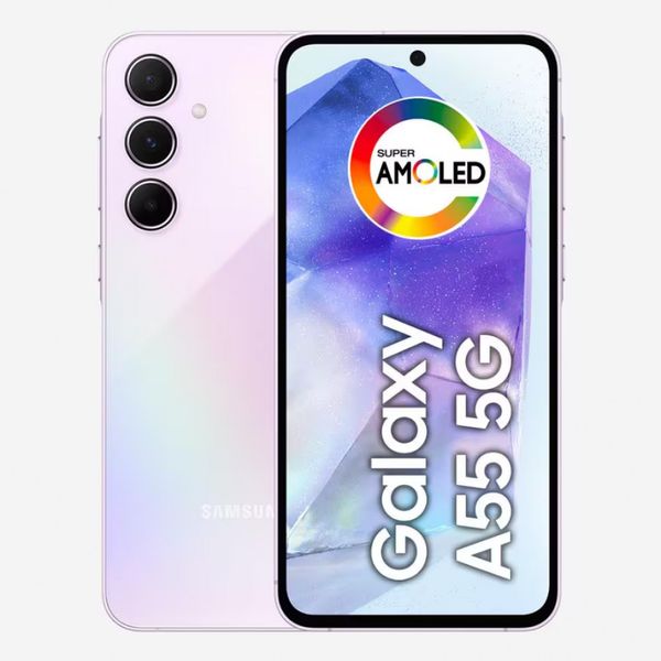 Smartphone Samsung Galaxy A55 5G 128GB 8GB RAM Câmera Tripla Traseira de até 50MP Selfie de 32MP Tela Super AMOLED 6.6 Rosa