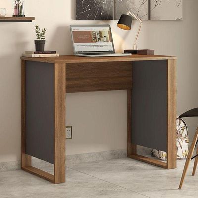 Mesa Para Computador Morada Amêndola Grafito - Demóbile