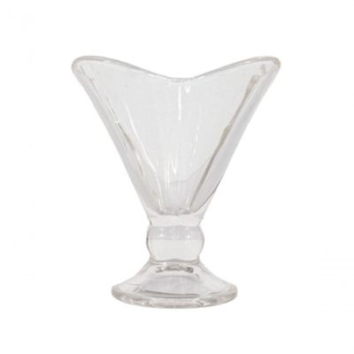 Taça De Sobremesa Vidro Cristal Diamond 6 Peças 170ml
